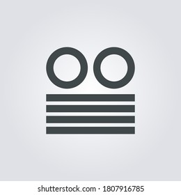 Icono de marco alámbrico. símbolo de trama aislado en fondo degradado. Ilustración vectorial