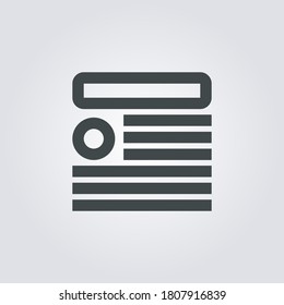 Wireframe Icon. wireframe symbol isolated on Gradient background. Vector Illustration