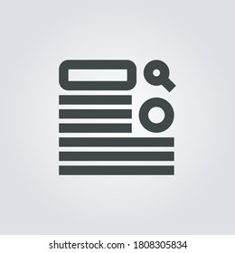 Wireframe Icon. wireframe symbol isolated on Gradient background. Vector Illustration