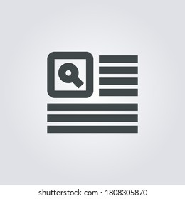 Wireframe Icon. wireframe symbol isolated on Gradient background. Vector Illustration