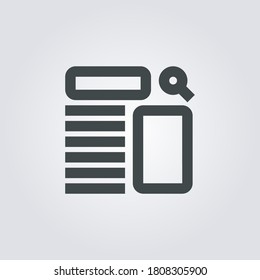 Icono de marco alámbrico. símbolo de trama aislado en fondo degradado. Ilustración vectorial