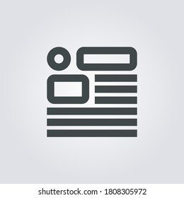 Icono de marco alámbrico. símbolo de trama aislado en fondo degradado. Ilustración vectorial