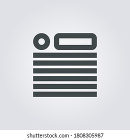 Wireframe Icon. wireframe symbol isolated on Gradient background. Vector Illustration