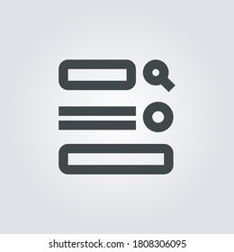 Wireframe Icon. wireframe symbol isolated on Gradient background. Vector Illustration
