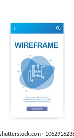 Wireframe Infographic Concept