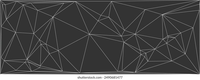 Línea de malla de fondo oscuro . Ilustración vectorial futurista.