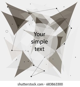 Wireframe mesh broken polygonal element. Sphere with connected lines and dots. Connection Structure. Geometric Modern Technology Concept. Digital Data Visualization. Social Network Graphic Concept
