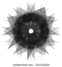 Wireframe mesh polygonal background. Abstract form with connected lines and dots. illustration