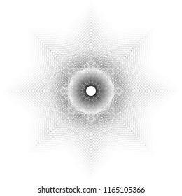 Wireframe mesh polygonal background. Abstract form with connected lines and dots. illustration