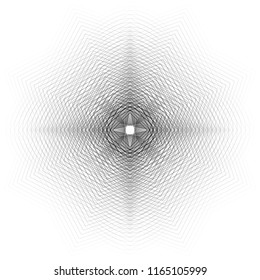 Wireframe mesh polygonal background. Abstract form with connected lines and dots. illustration