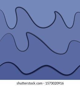 Wireframe mesh polygonal background. Abstract form with connected lines and dots