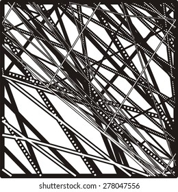 Wireframe Net Surface Background Vector 01
