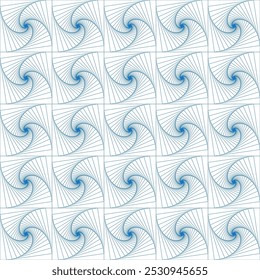 Wireframe seamless pattern vector illustration. Zentangle design background in teal color. 