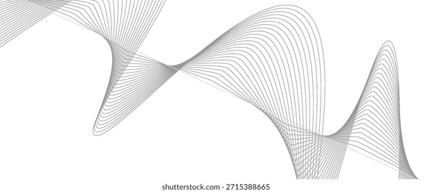 Fondo abstracto del mezclador de la onda del sonido del wireframe, ondas de sonido del wireframe. Líneas de movimiento Abstractas.