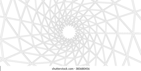 Wireframe Surface Vector Background