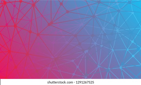 Wireframe Surface Vector Background.Connection Structure . Geometric Modern Technology Concept.