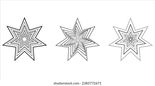 Wireframe, twisted black and white tunnel. Abstract background swirling line. Vector element technology.