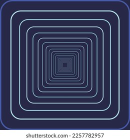 Marco de cables, túnel retorcido. Resumen de la línea de desplazamiento de fondo. Ilustración del vector