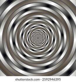 Wireframe, twisted tunnel. Abstract background swirling line. Vector illustration.