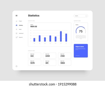 Wireframes screens. Dashboard UI and UX Kit design. Use for mobile app or website.