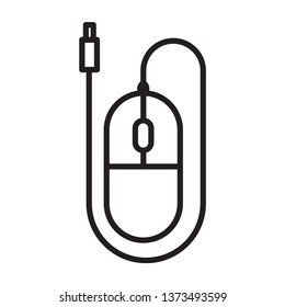 wireles mouse flat icon