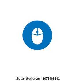 wireles mouse flat icon illustration vector
