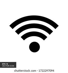 Wireles signal. Icon. Wifi. Vector illustration.