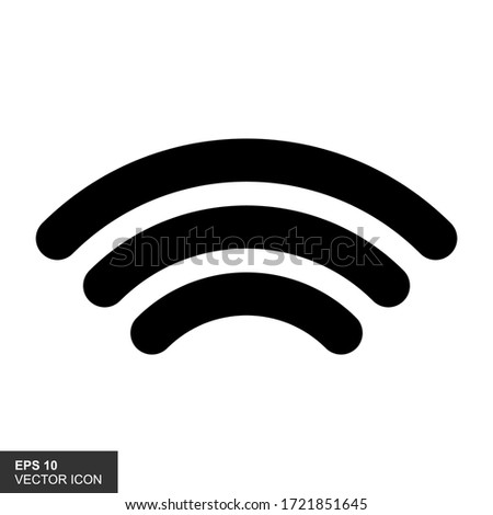 Wireles signal. Icon. Wifi. Vector illustration.
