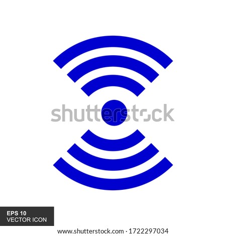 Wireles signal. Icon. Wifi. Vector illustration.