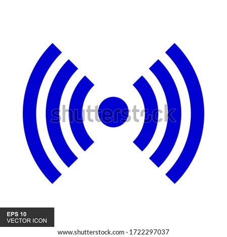 Wireles signal. Icon. Wifi. Vector illustration.