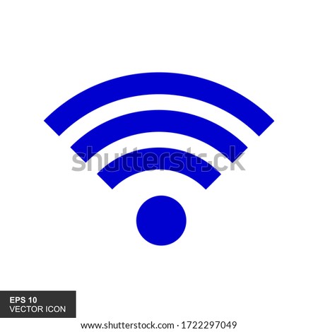 Wireles signal. Icon. Wifi. Vector illustration.