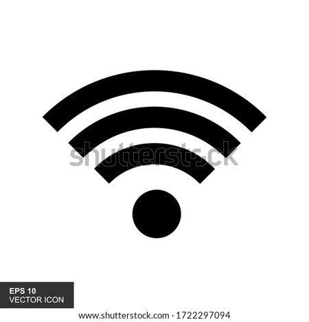 Wireles signal. Icon. Wifi. Vector illustration.