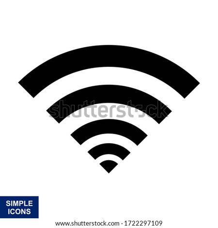 Wireles signal. Icon. Wifi. Vector illustration.