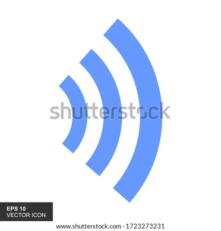 Wireles signal. Icon. Wifi. Vector illustration.