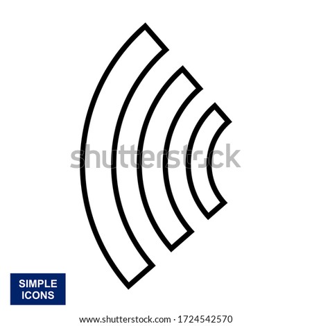 Wireles signal. Icon. Wifi. Vector illustration.