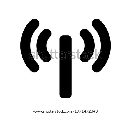 Wireles signal. Icon. Wifi. Vector illustration.