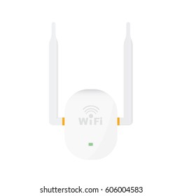 Wireless access point concept by Have two antenna.