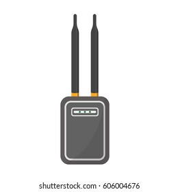 Wireless access point concept by Have two antenna.