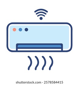 Wireless air conditioning system with smart features