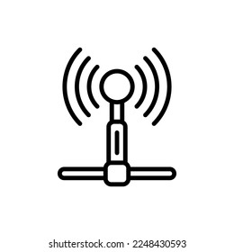 Wireless Antenna icon in vector. Logotype