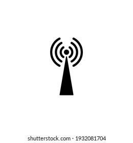 Wireless Antenna Icon Vector Sign Symbol