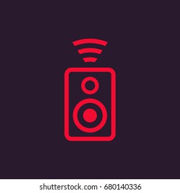 wireless audio speaker icon