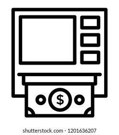 Wireless banking outlet for transactions, atm machine