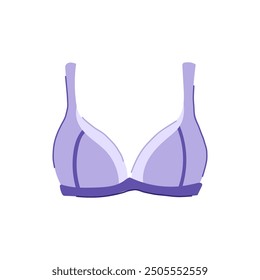 wireless bra modern cartoon. lace pushup, strapless underwire, plunge racerback wireless bra modern sign. isolated symbol vector illustration