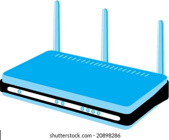 Wireless Broadband Router illustration