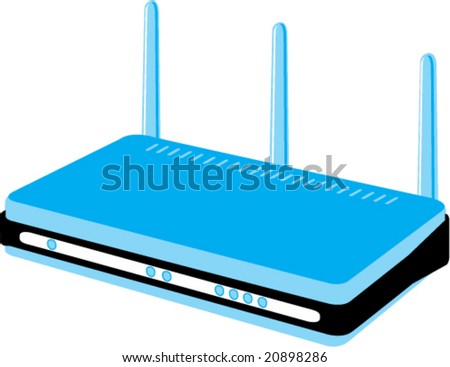 Wireless Broadband Router illustration