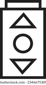 Wireless Button Right Outline Icon