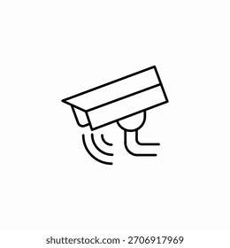 wireless cctv camera icon sign vector