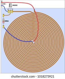 Wireless Cellphone Charger Circuit (Transmitter)
