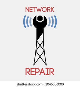 Wireless cellular network - company branding design